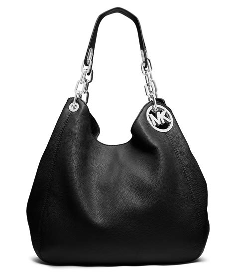 michael kors fulton black large hobo bag|Michael Kors outlet hobo bag.